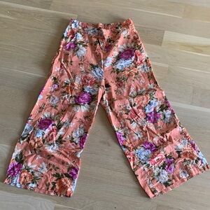 RACHEL Rachel Roy Kids Floral Pants - Orange and Pink